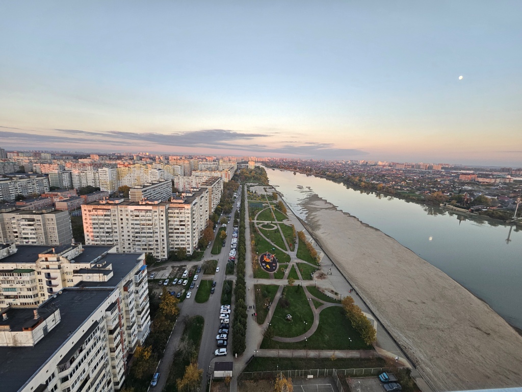 река Кубань, +23, температура воды +16