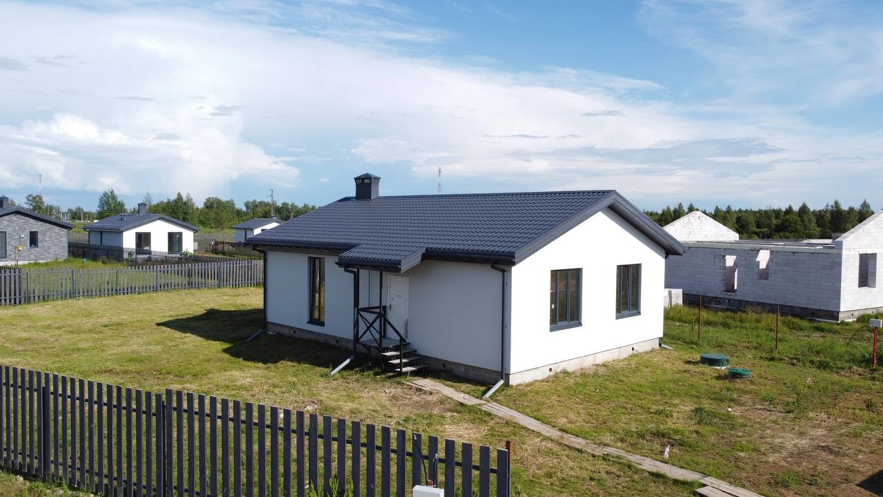 Классический дом с двухскатной кровлей