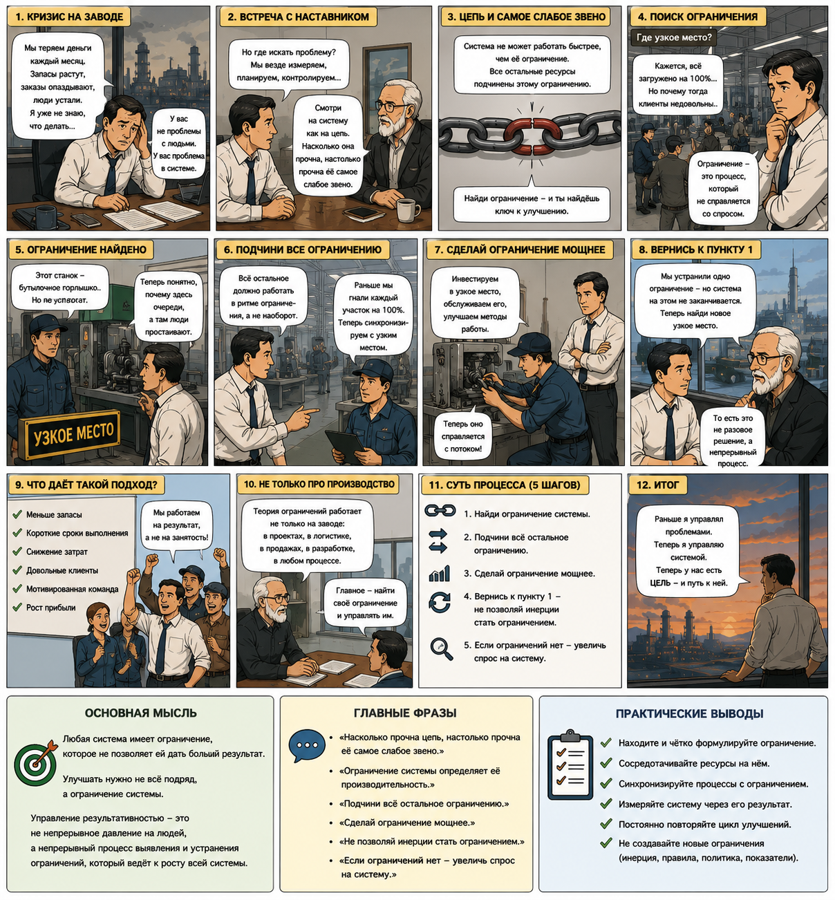 72. Цель. Процесс непрерывного совершенствования — Эли Голдратт (24/115)
