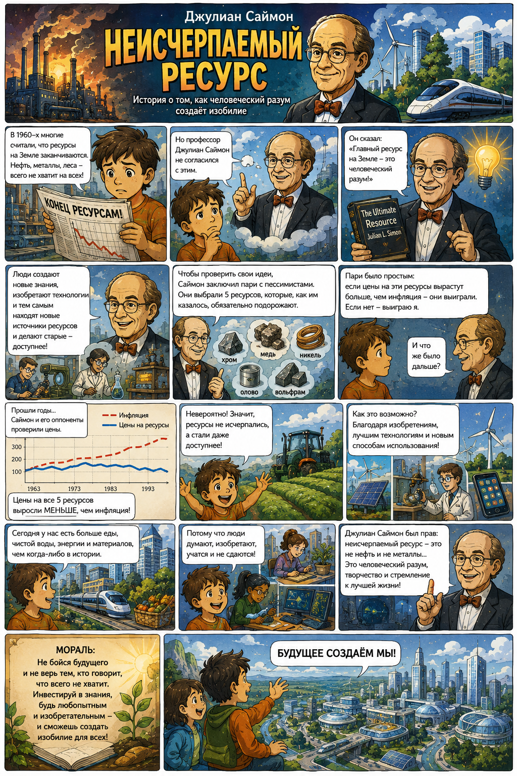 7. Рубрика “Внеклассное чтение” 1. Джулиан Саймон “Неисчерпаемый ресурс”