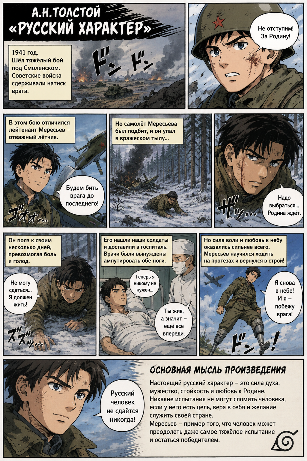 50. А.Н.Толстой – “Русский характер”