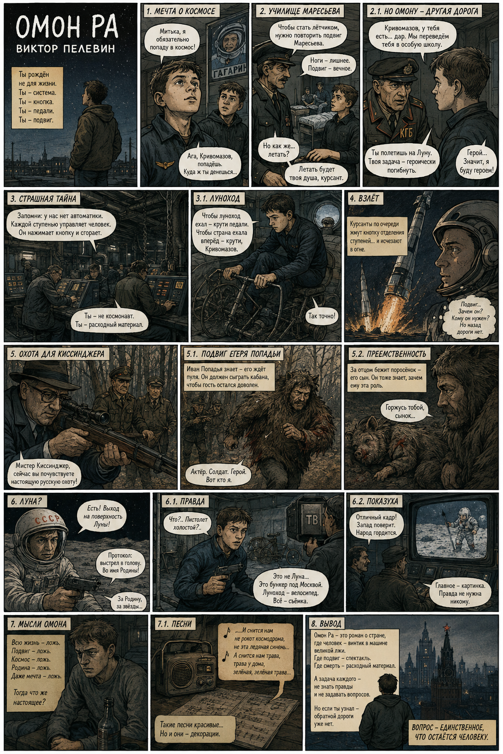 34. Виктор Пелевин – “Омон Ра”